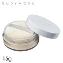 NUDYMORE フェイスパウダー ナチュラル【ヌーディモア ザ・ルースパウダー 15g(パフ付き)】【あす楽対応】毛穴 キメ パール ハリ