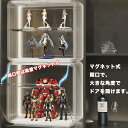 【コスパ最高】キューブデザイン 高品質「厚い」フィギュアケース36.5cmコレクションケース収納ケース クリアケース収納ボックス コレクションボックス透明ケース アクリルボックス 展示ボックス 展示ケース 積み重ね可能 扉付き平板 3段式 組み立て式 日本語説明書PDF