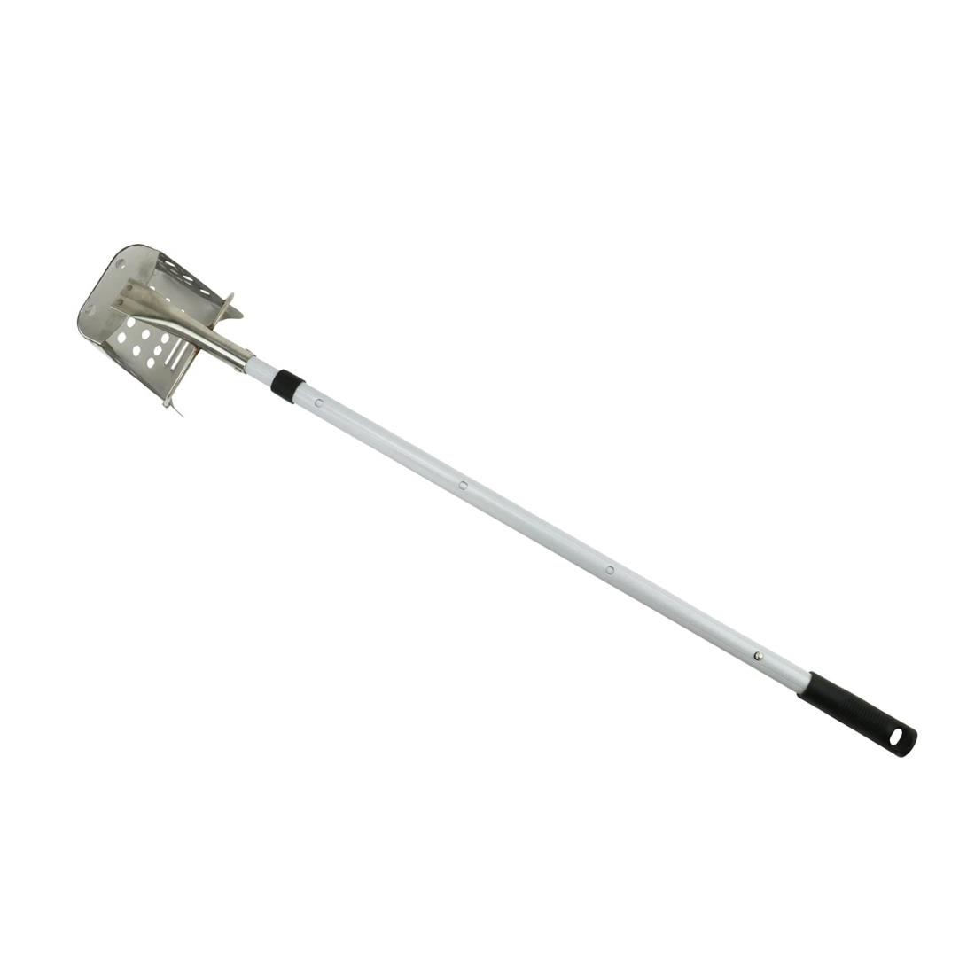 千吉(Senkichi) 伸縮式ぴったりステン溝ジョレン 1450mm シルバー/ブラウン