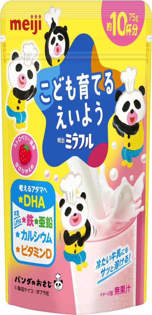 明治ミラフル こども育てるえいよう ストロベリー風味(約10杯分) 粉末飲料