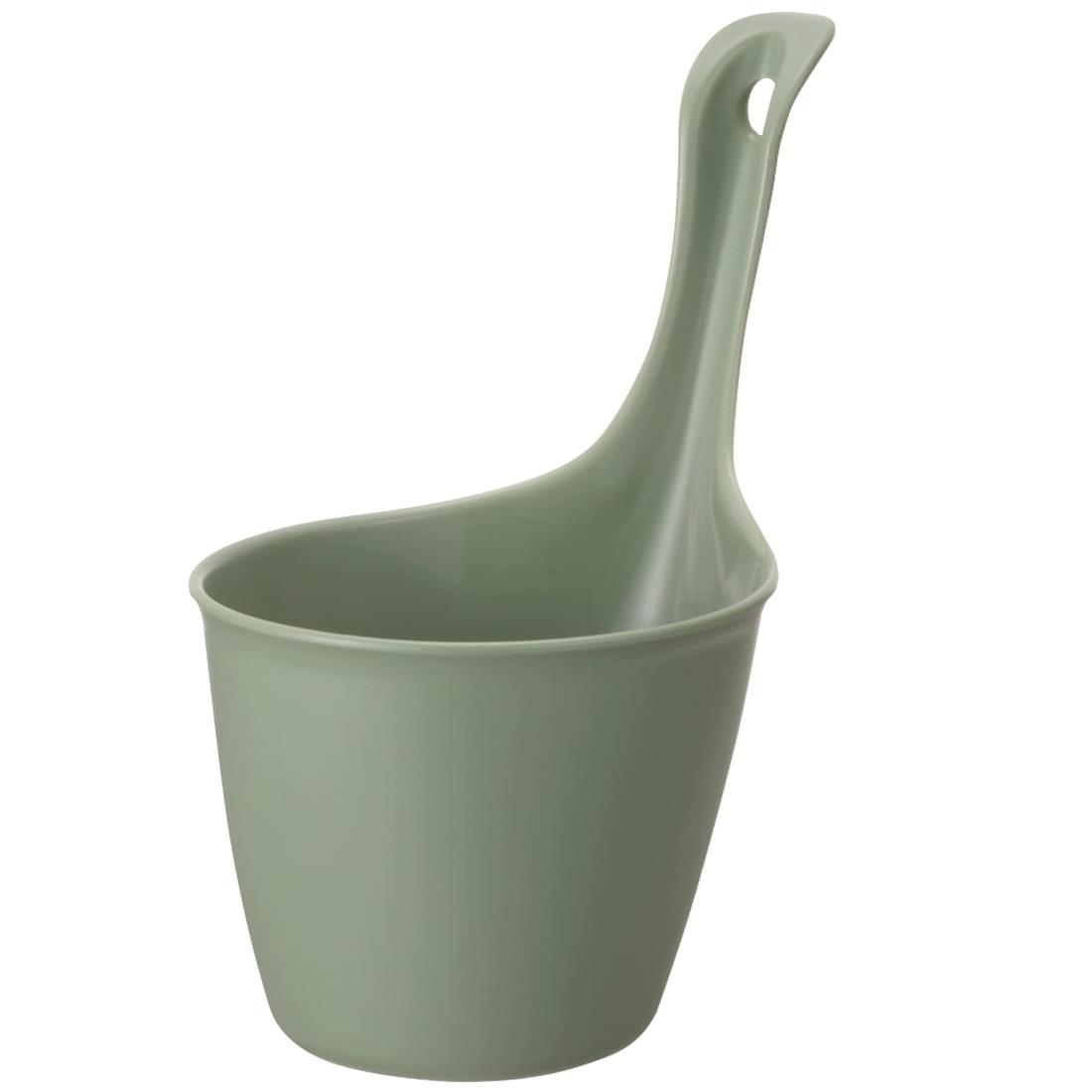 リッチェル 手桶 ハユール ウオッシュボール グリーン 日本製 抗菌加工 持ち手付き 風呂 浴室 洗面器 ..