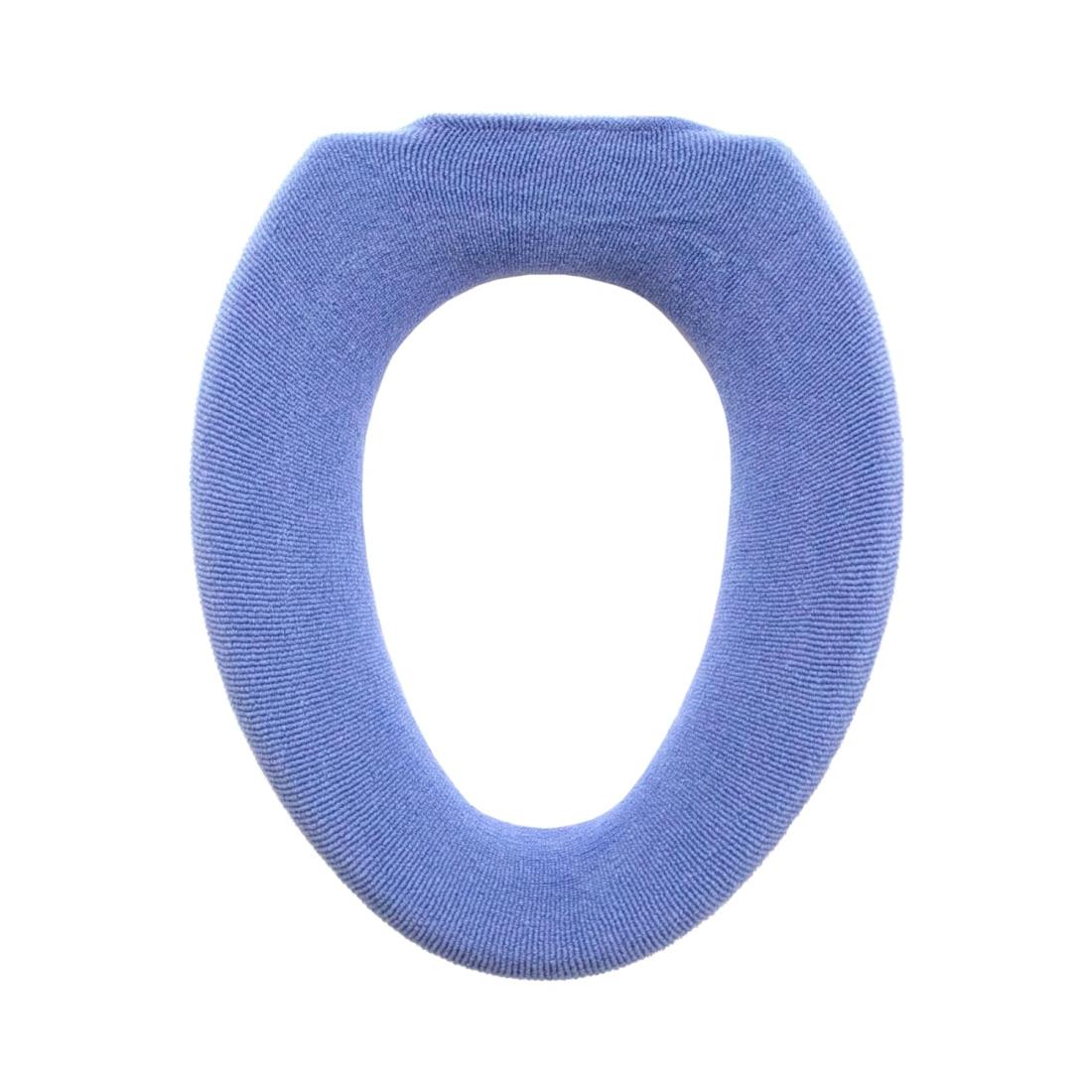 オカ(OKA) コムフォルタ6 トイレ便座カバー O型専用便座カバー ブルー (シンプル かわいい カジュアル ..