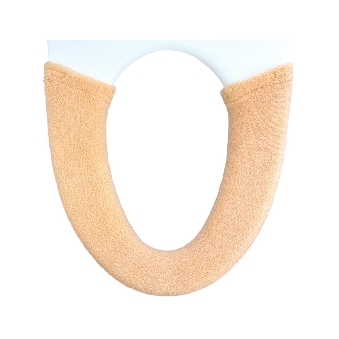 オカ(OKA) コムフォルタ6 トイレ便座カバー 洗浄暖房型専用便座カバー ベージュ (シンプル かわいい カ..