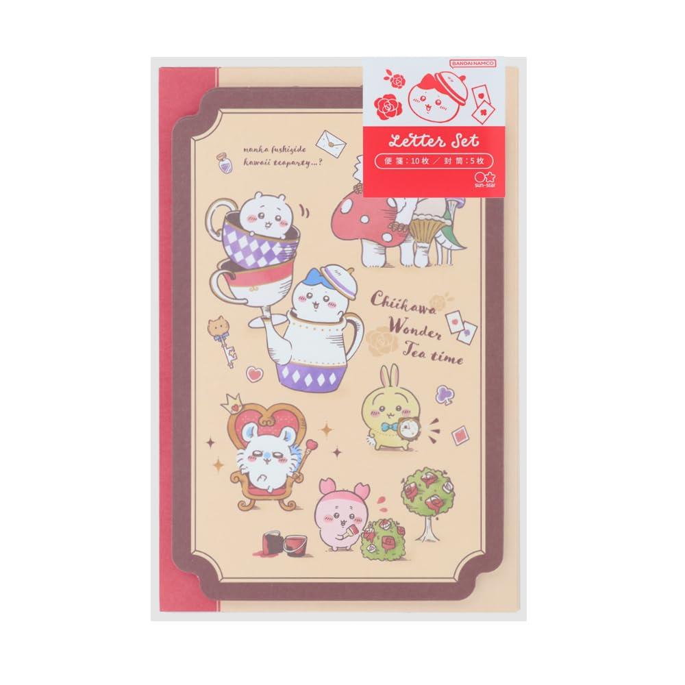 サンスター文具(Sun-Star Stationery) ちいかわ レターセット ダイカット Wonder Tea Time ワンダーラ..