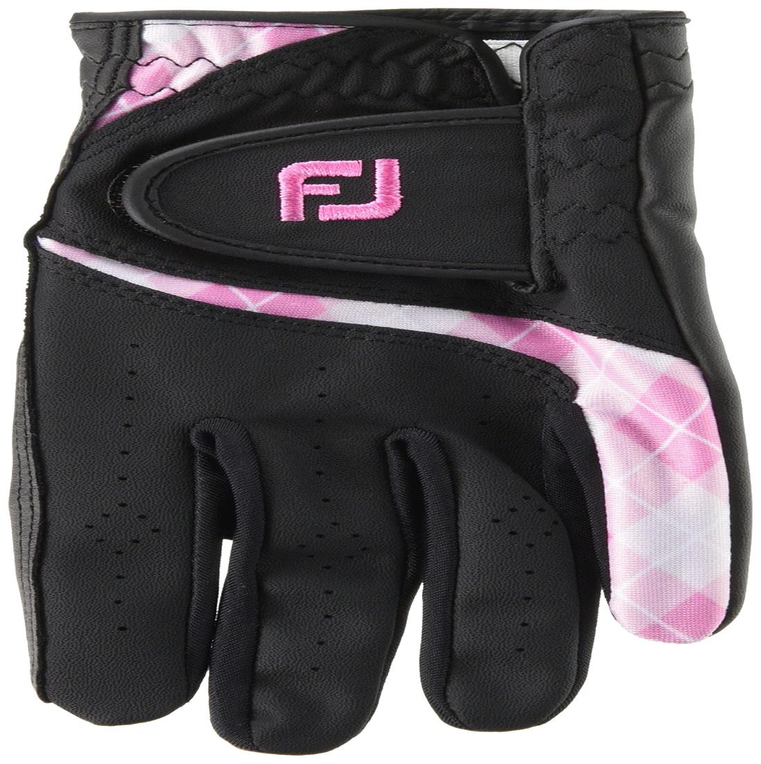 フットジョイ ゴルフグローブ 22 レディ イーコンフォート レディース ブラック/ピンク 20cm