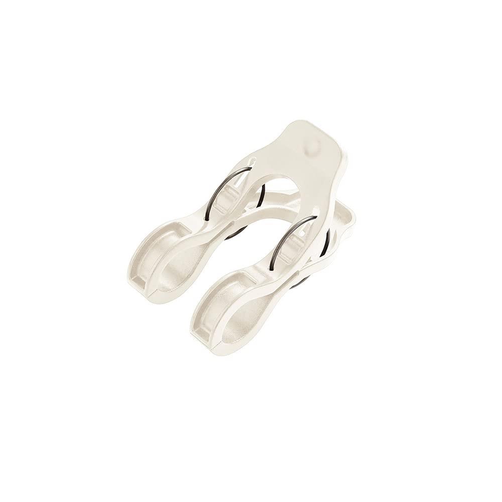 ベストコ 多機能 クリップ 2個入 竿止め ライトグレー NY-285