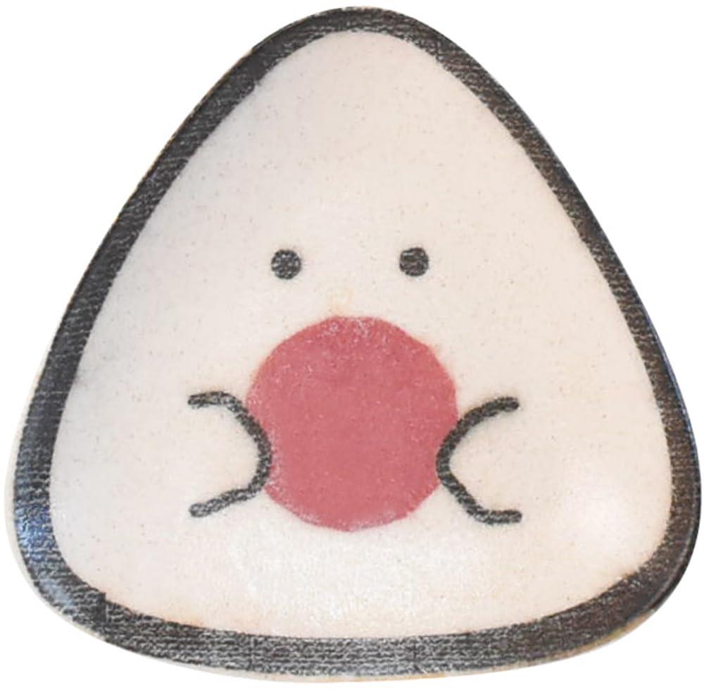 逸品社 ぎゅっとおにぎりさん 梅おにぎりさん 皿 小皿 日本製 電子レンジ可能/食洗機可能 ギフト 47098