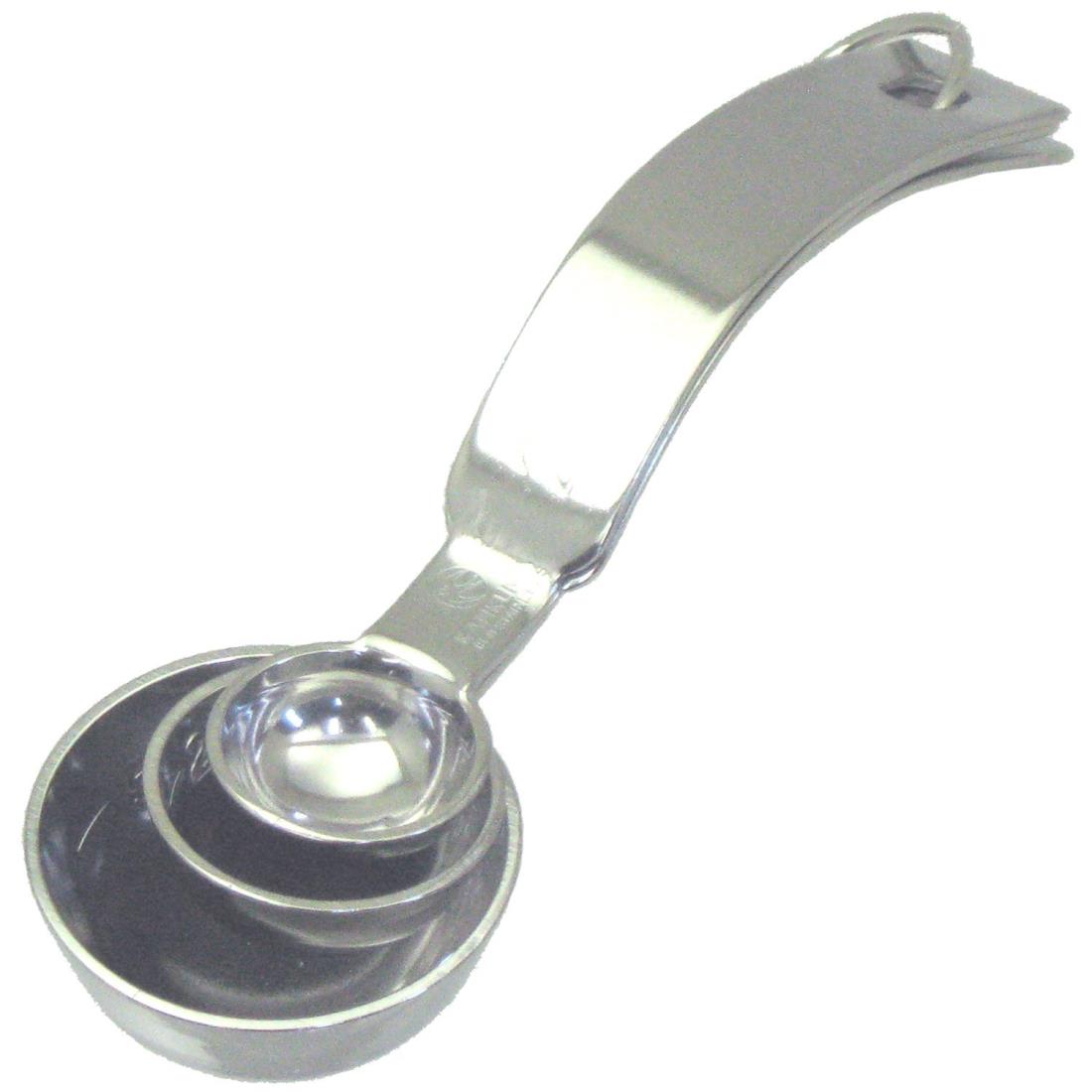 カンダ(kanda) kan 計量スプーン ステンレス製 3本組 日本製 置いてはかれる キッチン 家庭用 052258