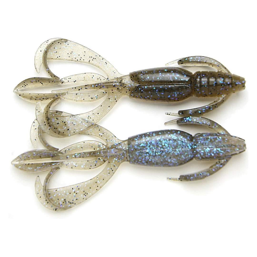 ケイテック(Keitech) クレイジーフラッパー 4.4インチ #462 エレクトリックスモーククロー