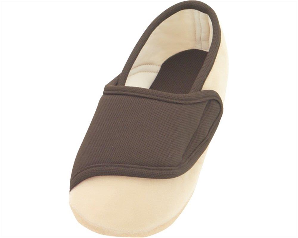 徳武産業 自宅用 あゆみ ワイドベルト 茶 サイズ:S(21.0-21.5cm) 2219 左右1組セット