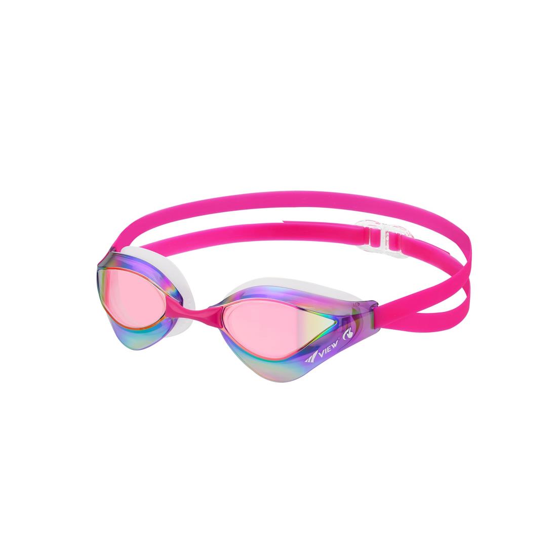 ビュー スイミングゴーグル BladeORCA 日本製 レーシング クッション付 ミラータイプ 10歳～大人用 Fina承認モデル くもり止め機能SWIPE搭載 V230SAMC CDP