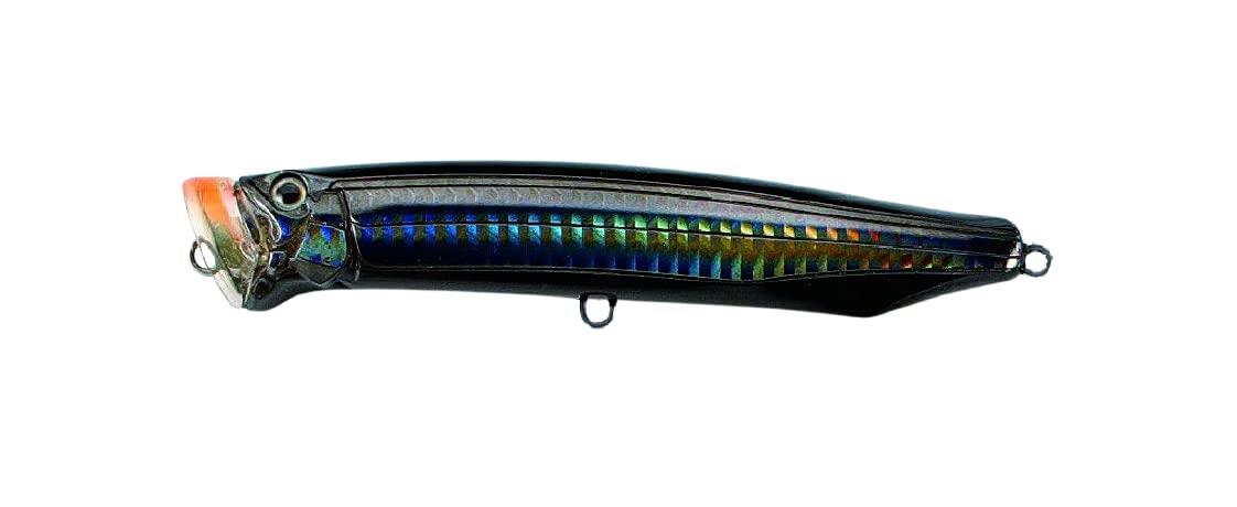 タックルハウス(TackleHouse) ポッパー コンタクト フィードポッパー 100mm 22g ダブルブラック・スリットHG #05 CFP100 ルアー