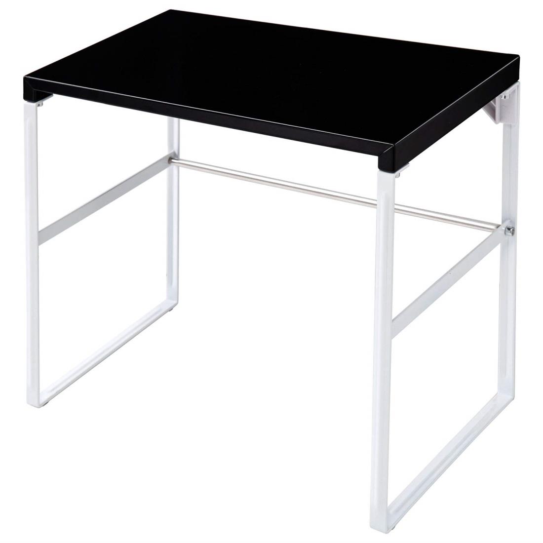 リヒトラブ パソコン台 モニター台 机上台 黒 幅39×奥行25×高さ33.5cm トール 耐荷重15kg A7335-24