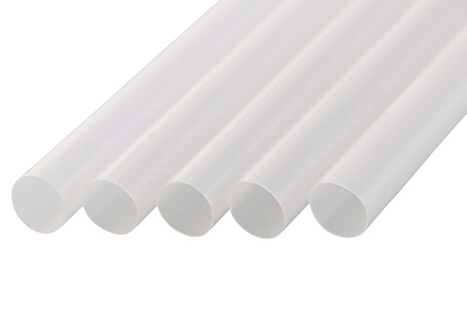 シバセ工業 615わらおストロー タピオカ用 ストレート 口径12mm×21cm 包装なし 130本入 クリア 日本製