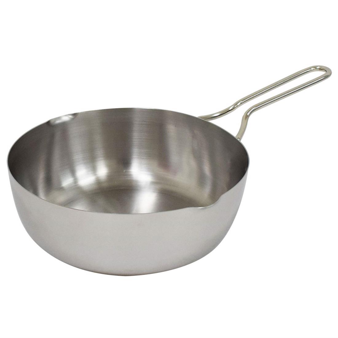 ウルシヤマ金属工業 雪平鍋 24cm 煮る・茹でる・揚げる 様々な調理に活躍 軽量設計で扱いやすい プロ仕様 ガス・IH対応 ステンレス製 日本製 SG製品 越乃ゆきひら KSN-24Y ステンレス製