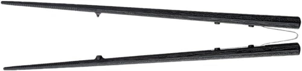 Willassist 楽々箸 ピンセットタイプ 19.5cm 樹脂製 2240542 黒