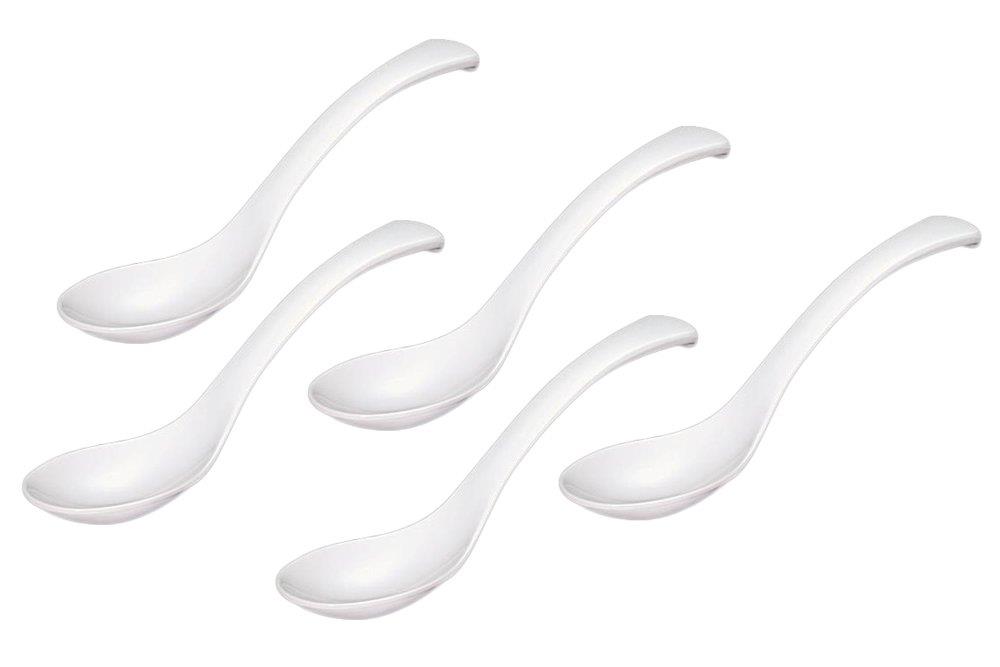 国際化工 マルケイ ユニレンゲ 白 5本セット フック付 業務用 メラミン 樹脂 L5W