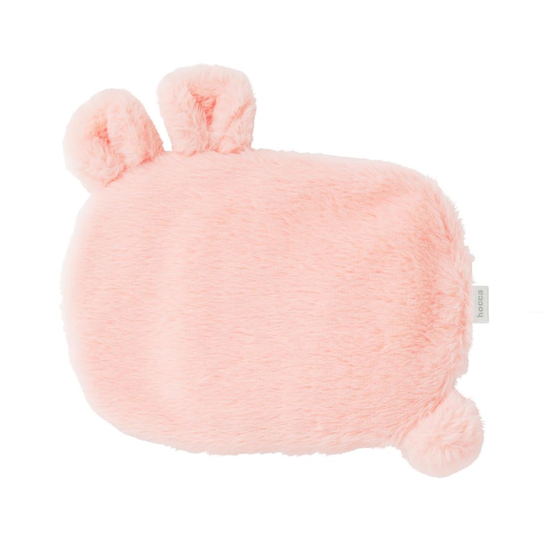 【LADONNA/ラドンナ】 レンジですぐにホッカホカ ジェル湯たんぽ hocca レンジで3分 繰り返し使える ふとんに入れて7時間温かさ持続 ふわふわ専用カバー 250×180mm アニマル うさぎ RX43-JY