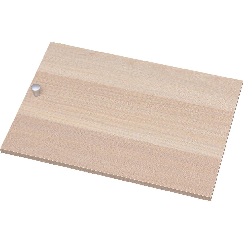 アイリスオーヤマ カラーボックス 木製扉 縦置き専用 幅38.4×奥行3.4×高さ26.9cm ナチュラル CXD-38W