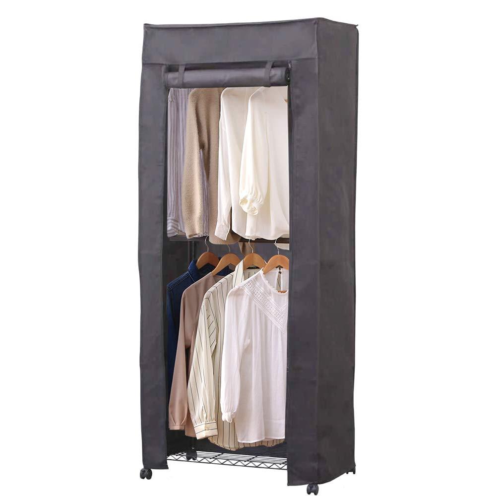 アイリスオーヤマ ワードローブ用カバー ブラック 幅75×奥行き47×高さ180cm CMCT-180 カバーのみ