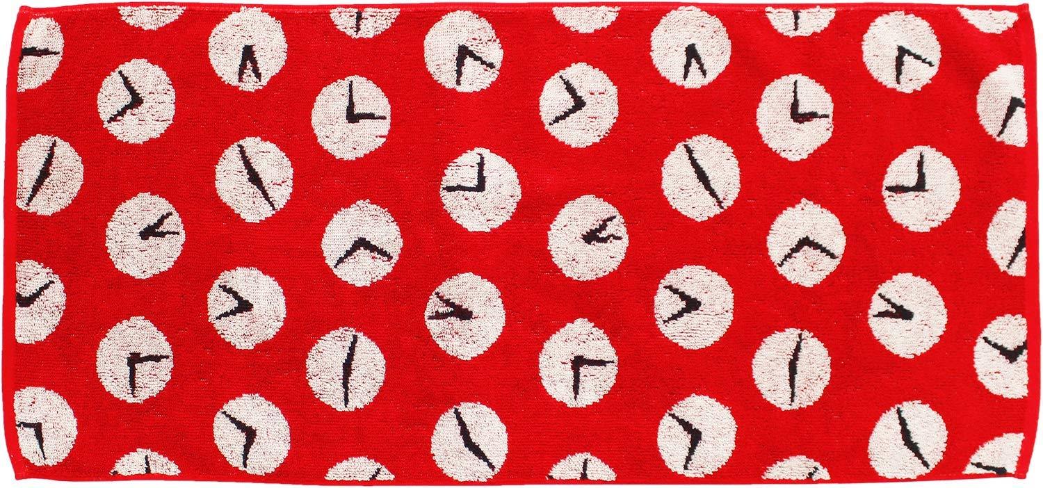 楠橋紋織(Kusubashi Mon Ori) フェイスタオル レッド 約75×35cm ドラえもん タイムふろしき A-87113-31-R
