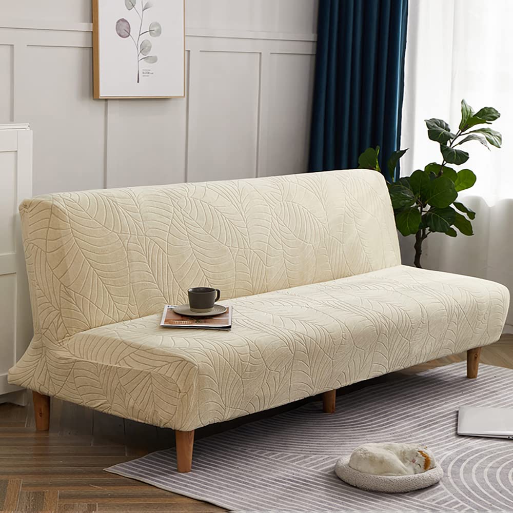 ソファーカバー 肘なし 3人掛け ソファーベットカバー ソファカバー ストレッチ ぴったり 縦横弾力 伸..