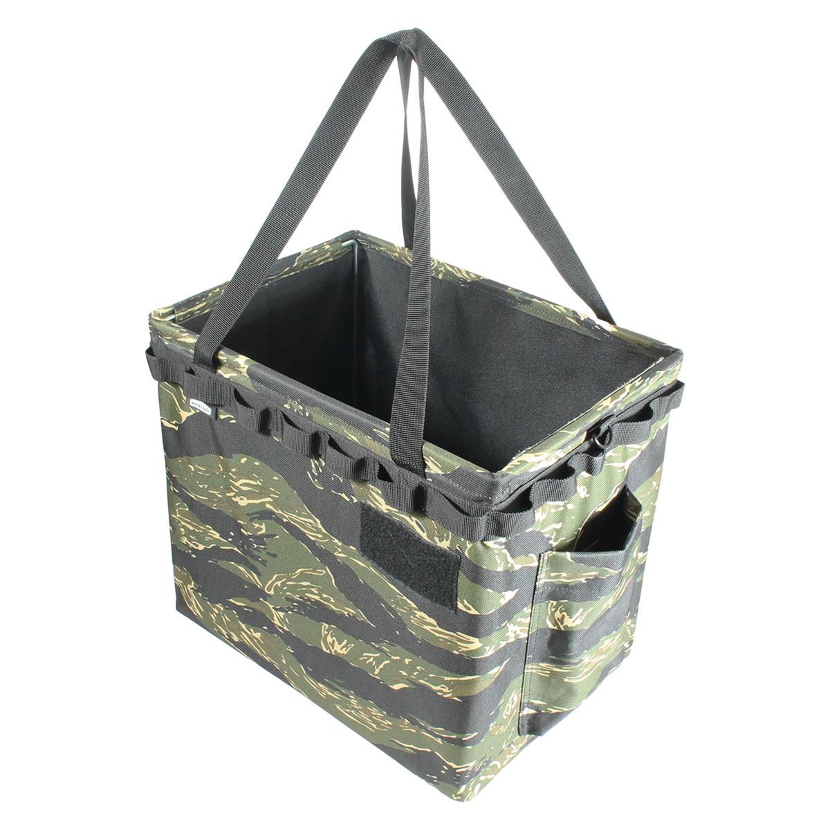 WHATNOT(ワットノット) ワンタッチバケット ヘビーデューティー 丈夫 薪入れ 収納コンテナ ツールボックス アウトドア キャンプ DIY ギフト プレゼ...