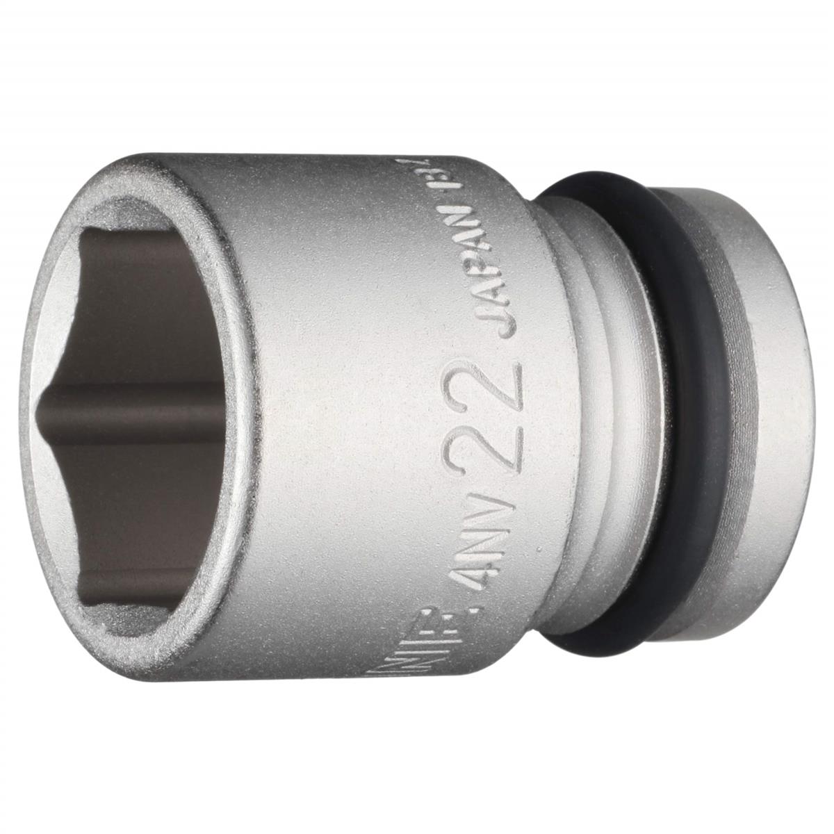 トネ(TONE) インパクト用ソケット 4NV-22 差込角12.7mm(1/2”) 二面幅22mm
