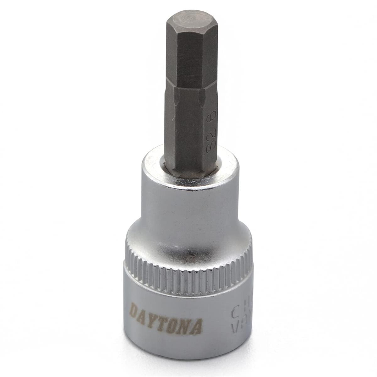 デイトナ(Daytona) バイク用 工具 ヘックスソケット 六角 ショート 6mm 差込角3/8インチ 97749