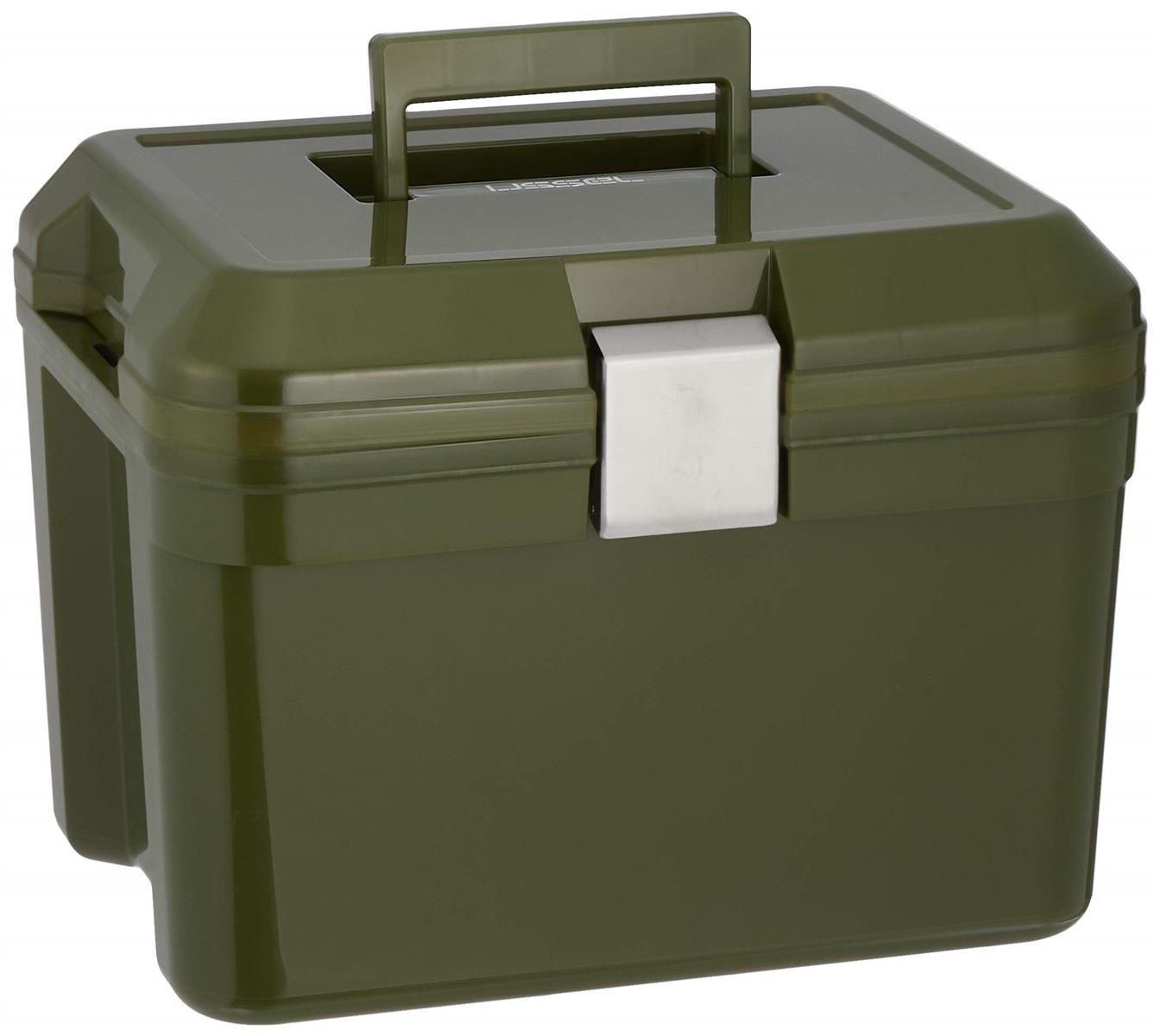 JEJアステージ クーラーボックス アイセルステンバックル #13 カーキ 奥行28.9cm 本体: 高さ27.3cm 本..