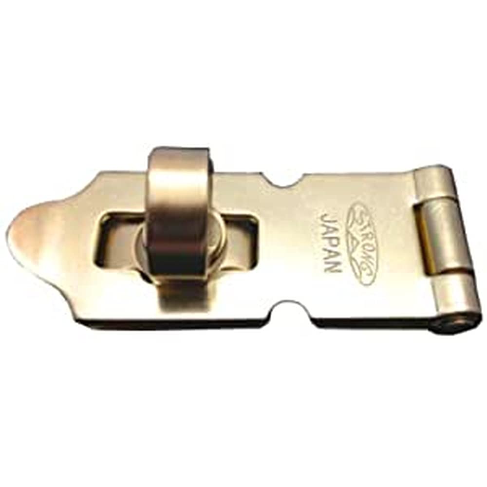 清水 ストロング掛金 真鍮 ヘッダー付P 75mm