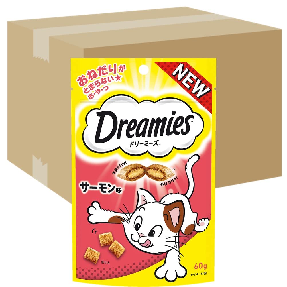 ドリーミーズ 猫用おやつ サーモン味 成猫用 60g×36袋(ケース買い)