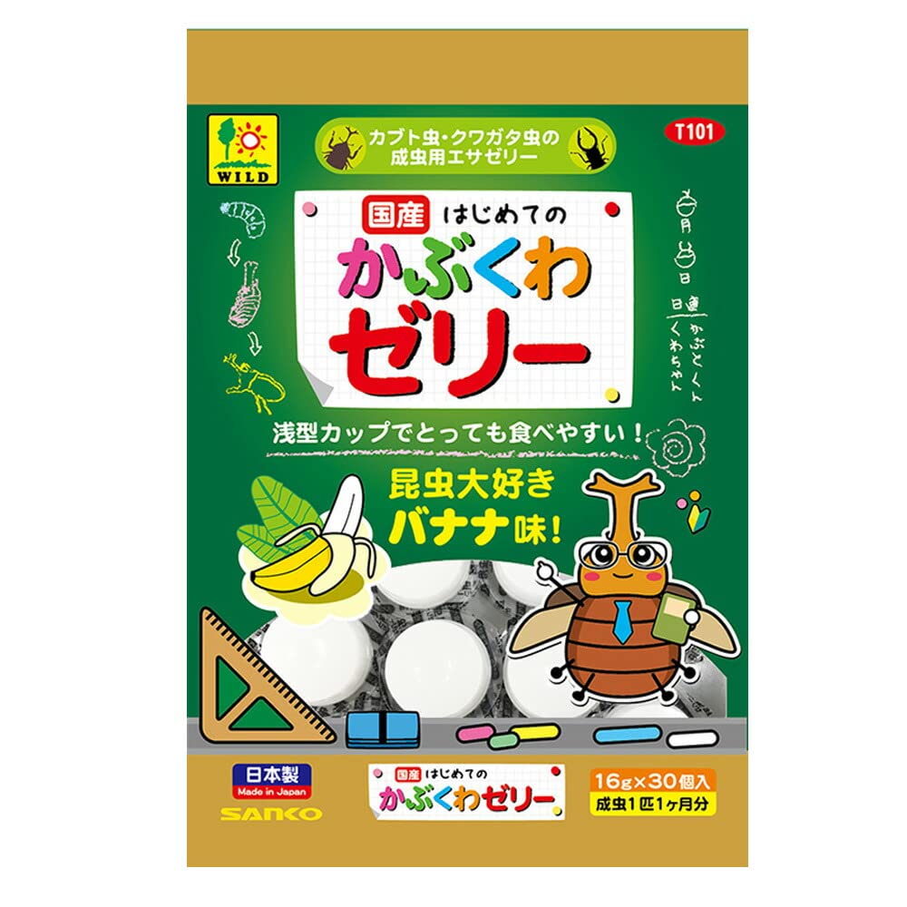 SANKO 国産 かぶくわゼリー 30P 16グラム (x 30)