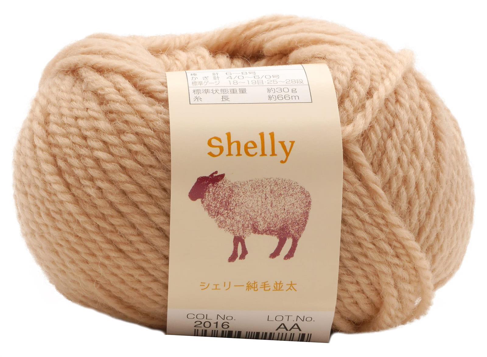 元廣(Motohiro) スキー 手編み毛糸 シェリー純毛並太(10玉セット) Col.2016