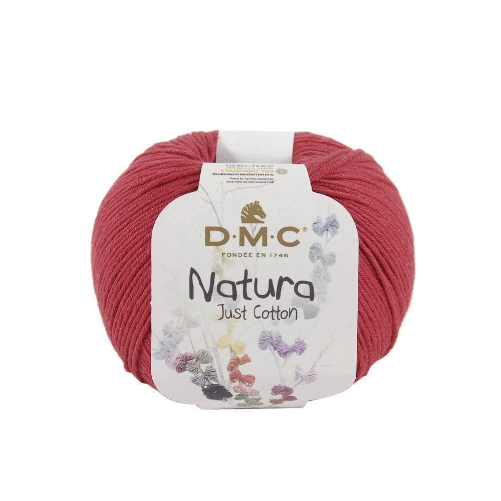 ディーエムシー(DMC) Natura ナチュラ 毛糸 中細～合太 #N555 レッド系 50g 155m DMC302