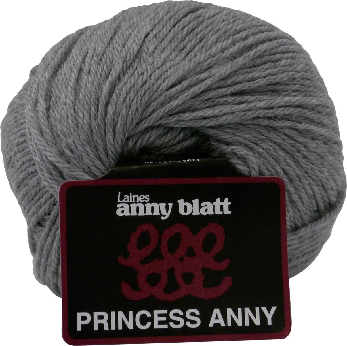 パピー プリンセスアニー 毛糸 合太 Col.518 グレー 系 40g 約112m 10000031