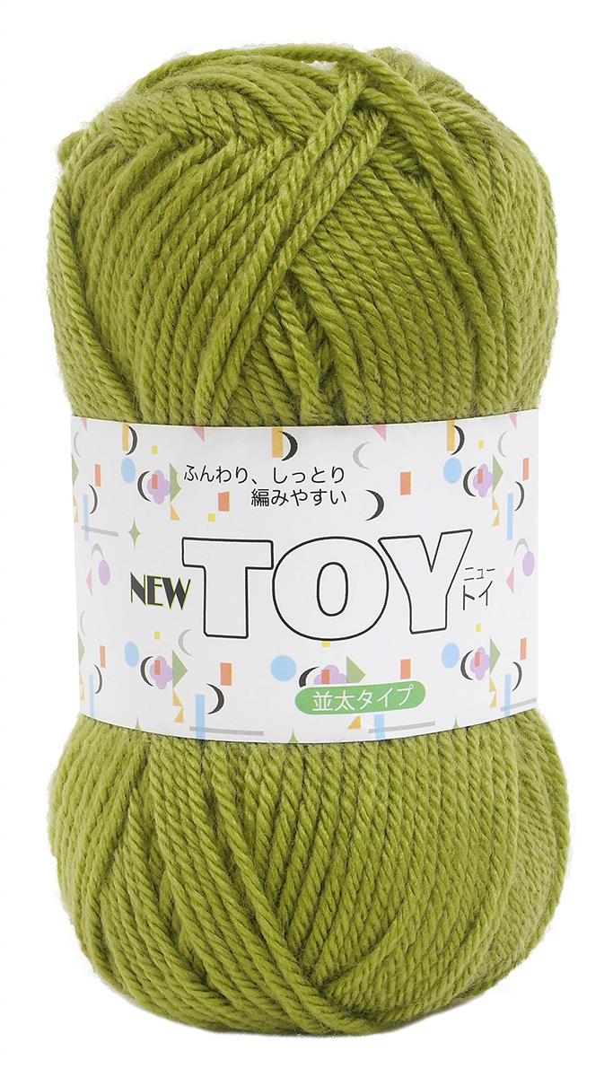 NASKA ニュー トイ 毛糸 並太 Col.70 グリーン 系 30g 約75m N-100