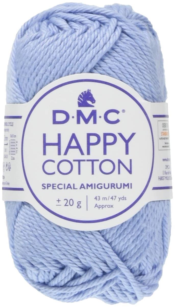 ディーエムシー(DMC) HAPPY COTTON ハッピーコットン 並太 #751 ブルー系 約20g巻 約43m 5玉1袋 392J