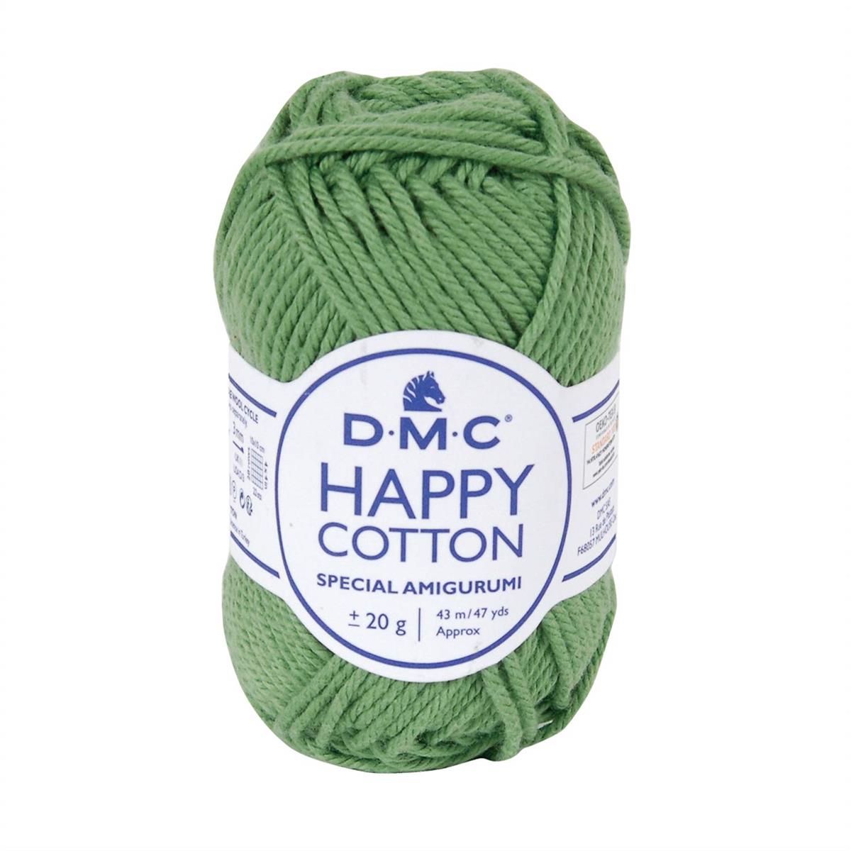 DMC HAPPY COTTON ハッピーコットン 並太 #780 グリーン系 約20g巻 約43m 5玉1袋 DMC392J
