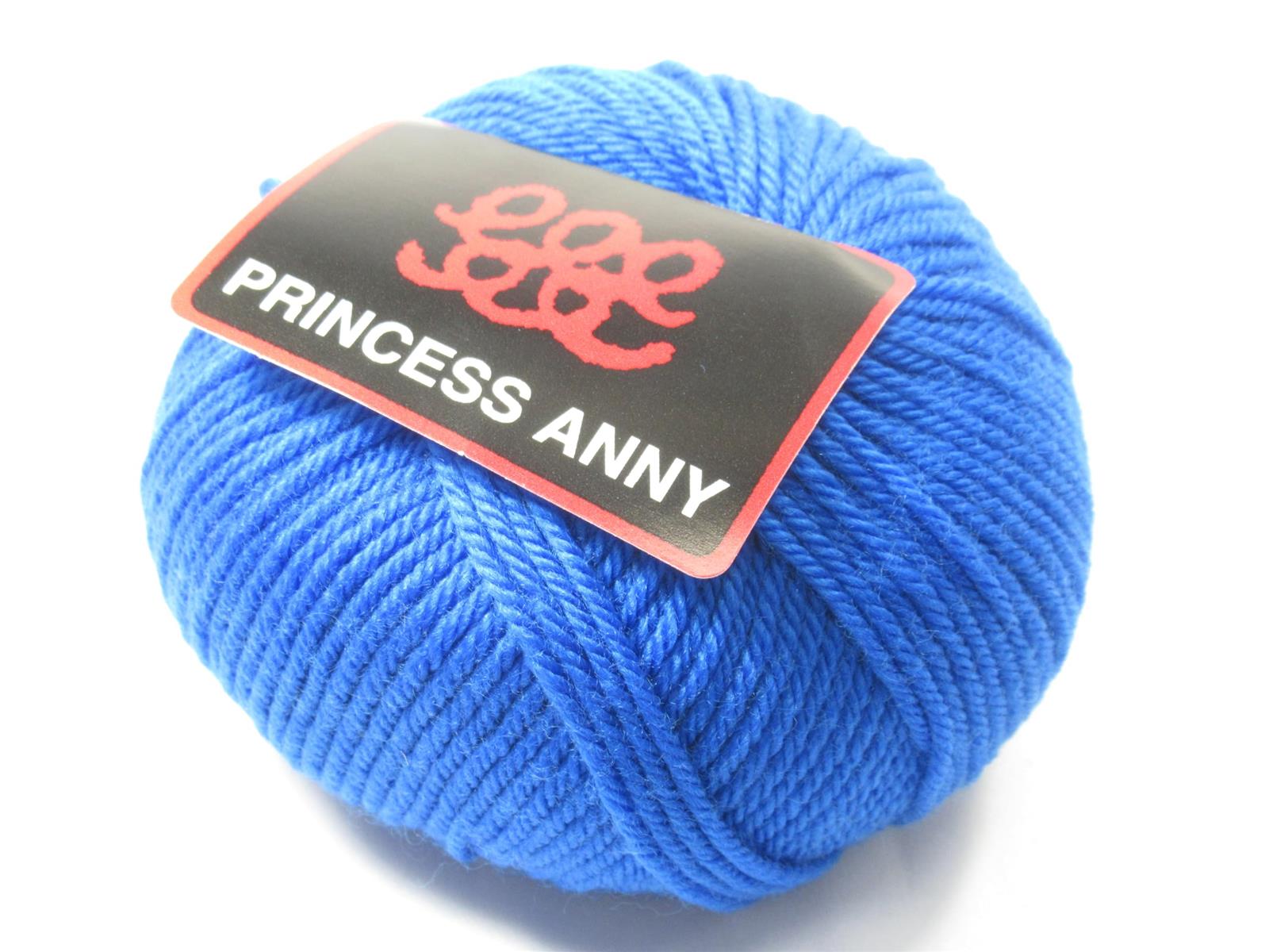 パピー プリンセスアニー 毛糸 合太 Col.559 ブルー 系 40g 約112m 10000031