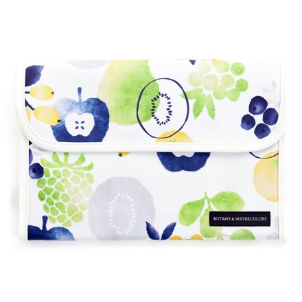 母子手帳ケース ジャバラ マルチケース フルーツインブルーム W0202100