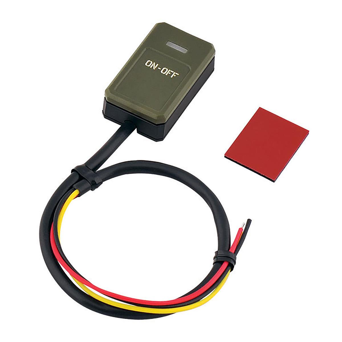 楽天リウンドウエーモン（amon） 貼り付けクリックスイッチ マウス感覚の押し心地 ON-OFF DC12V・1A LED照光タイプ 発光色:ウォームホワイト 3228