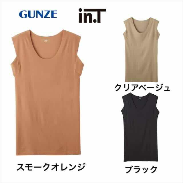 グンゼ Tシャツ専用 インナー メンズ 年間 汗取りパッド付 スリーブレスシャツ 吸水速乾 抗菌防臭 in.T インティー 紳士 ノースリ 肌着 下着 脇汗 わき汗 タンクトップ ギフト オン オフ YG ワイジー YV2618P S M L LL プレゼント ギフトのサムネイル
