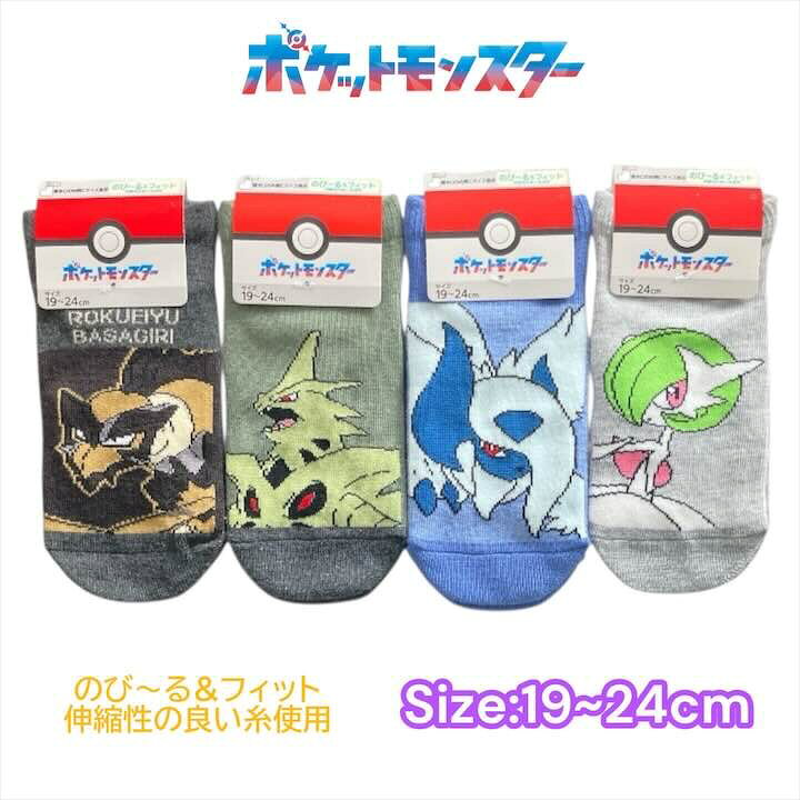 ポケモン大人用靴下19-24cmメ...