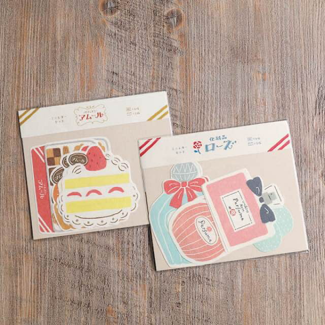 レトロデパート ダイカット ミニレターセット レトロ 昭和 ニューレトロ エモい ノスタルジー グッズ ..