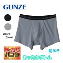 GUNZE グンゼ ボクサーパンツ 前開き メンズ 秋冬 紳士 パンツ あったか インナー前開き 紳士 下着 HN8080 M-LL ギフト プレゼント