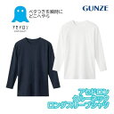 グンゼ アセドロン 吸汗速乾 抗菌防臭 オールシーズン ストレッチ 丸首 吸放湿 乾燥機対応 メンズ ポリエステル MCA608N M/L/LL クルーネックロ...