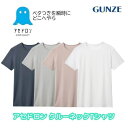 グンゼ アセドロン 吸汗速乾 抗菌防臭 オールシーズン メンズ ポリエステル クルーネックTシャツ インナー 下着 アンダーウェア GUNZE mca613n ...