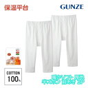 インナー メンズ グンゼ 暖かソフト 半ズボン下 2枚組 GUNZE gunze 暖かい スムース あったかインナー 秋冬 ステテコ ももひき アンダーパンツ ...