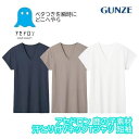 グンゼ アセドロン インナーシャツ 半袖 Vネック 汗取りパッド メンズ 夏 夏用 鹿の子 吸汗 速乾 涼しい べたつかない 汗染み防止 脇汗 下着 肌着 V首...